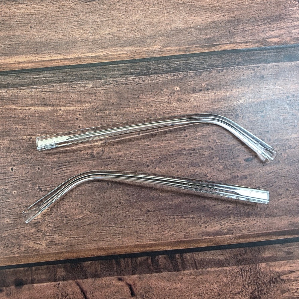 Warby Parker Topper M 500 Clear Replacement Temples Arms 48-21-140 Eyeglasses
